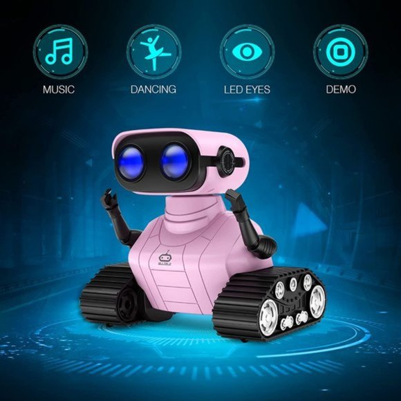 Rechargeable RC Robots for Kids, Remote Control Toy with Music and LED E… - Picture 4 of 5
